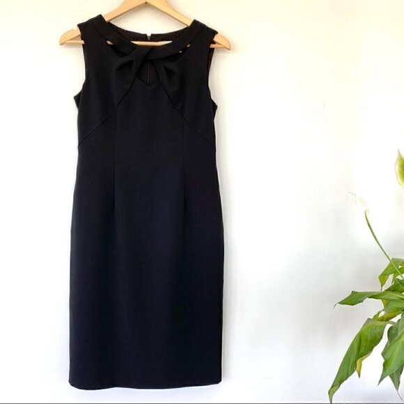 Jones Studio sleeveless midi dress, fitted, lined, cocktail, evening - Picture 3 of 8